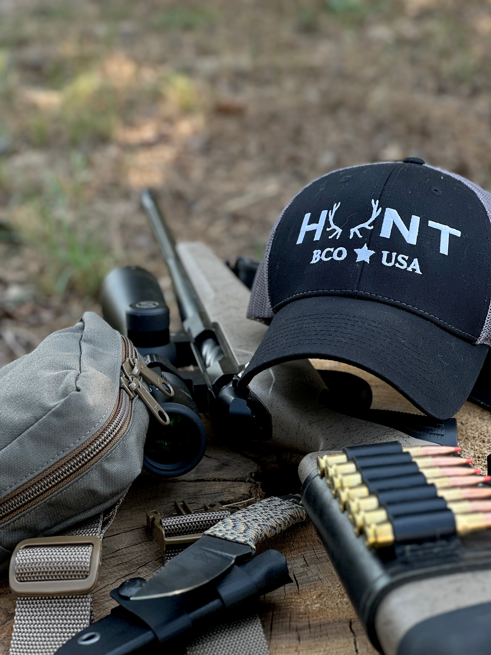 Embroidered Mesh Back Hat