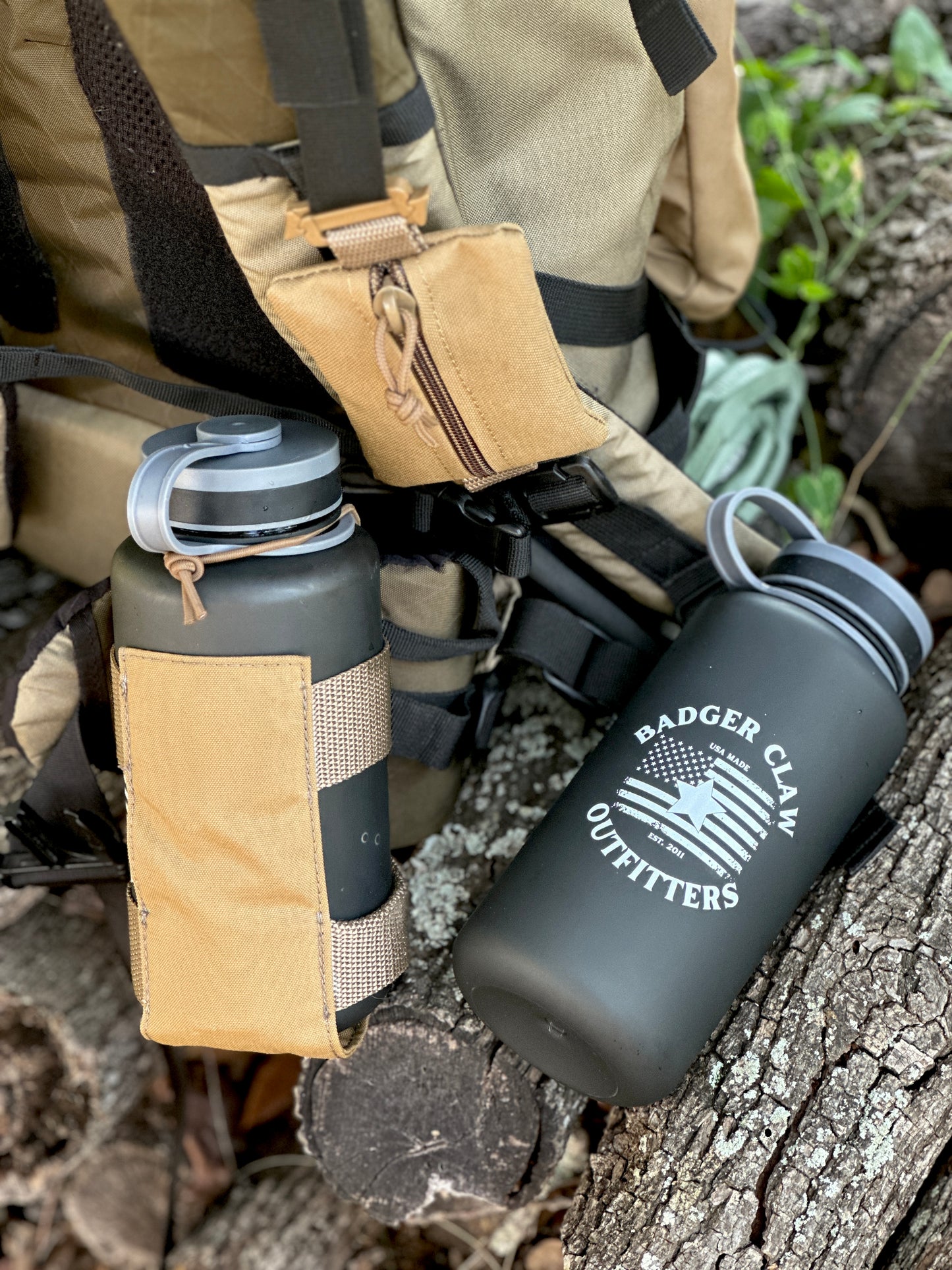 Bottle Holder | Durable Leather Water Bottle Carrier