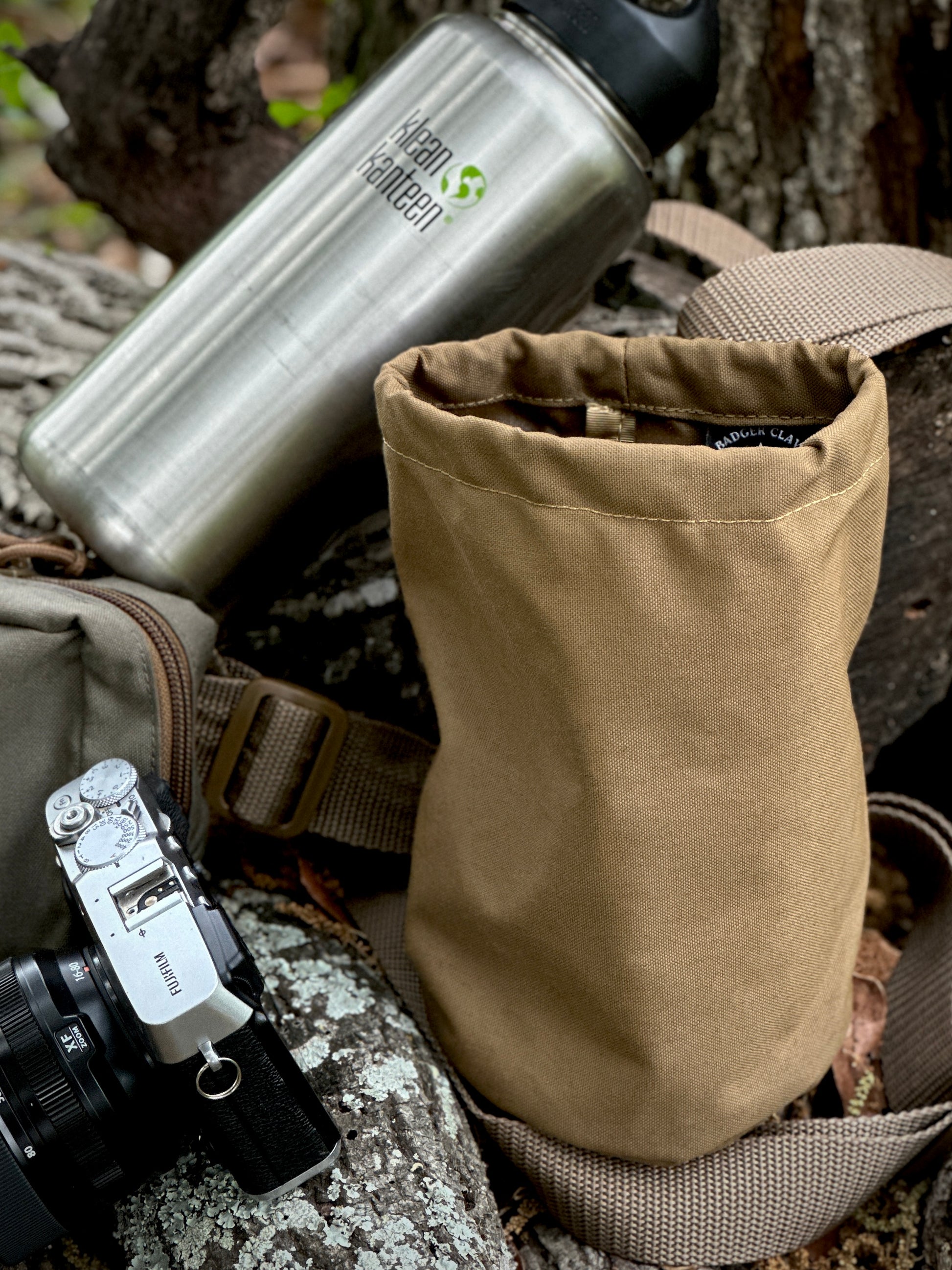 Canteen Carrier | Durable Leather Water Bottle Holder