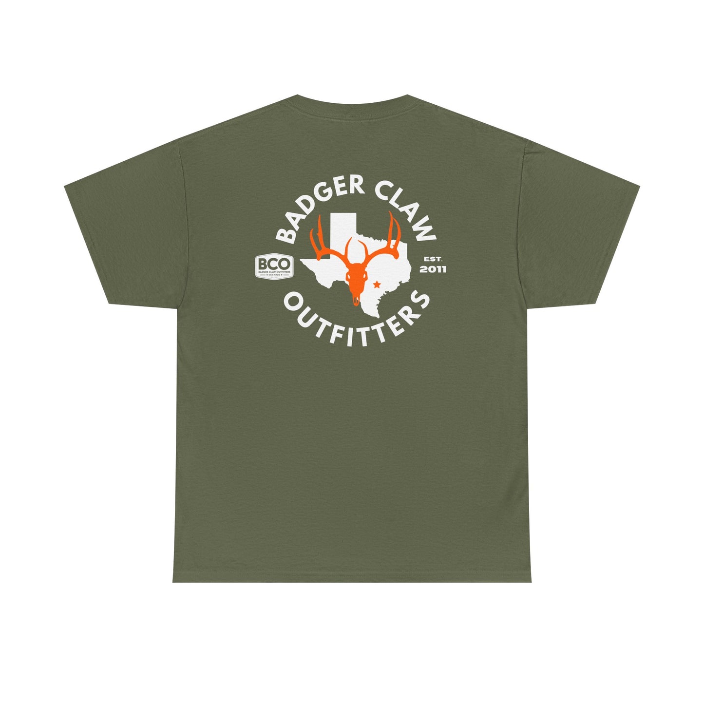 BCO Texas / Blaze Orange Whitetail Skull