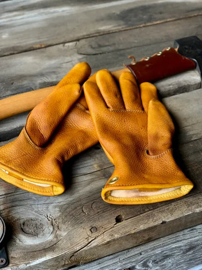 Elkskin Gloves – LINED | Warm, Durable 