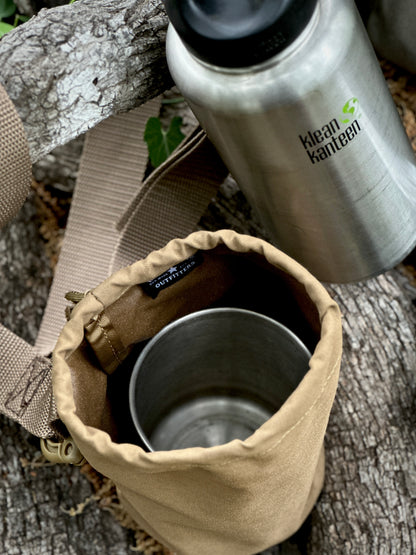 Durable Leather Water Bottle Holder