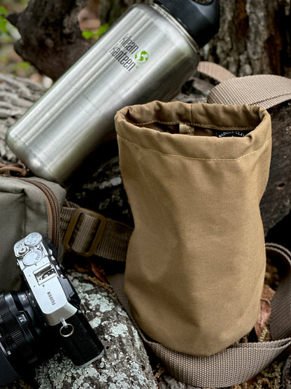 Canteen Carrier | Durable Leather Water Bottle Holder