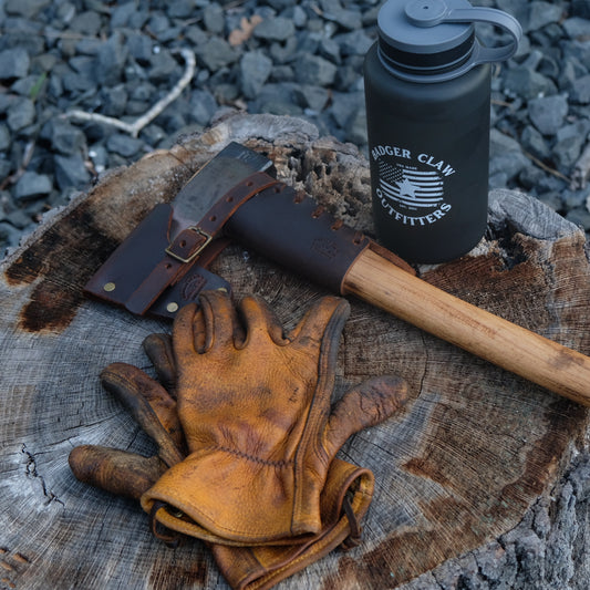 Durable Leather Work & Outdoor Gloves