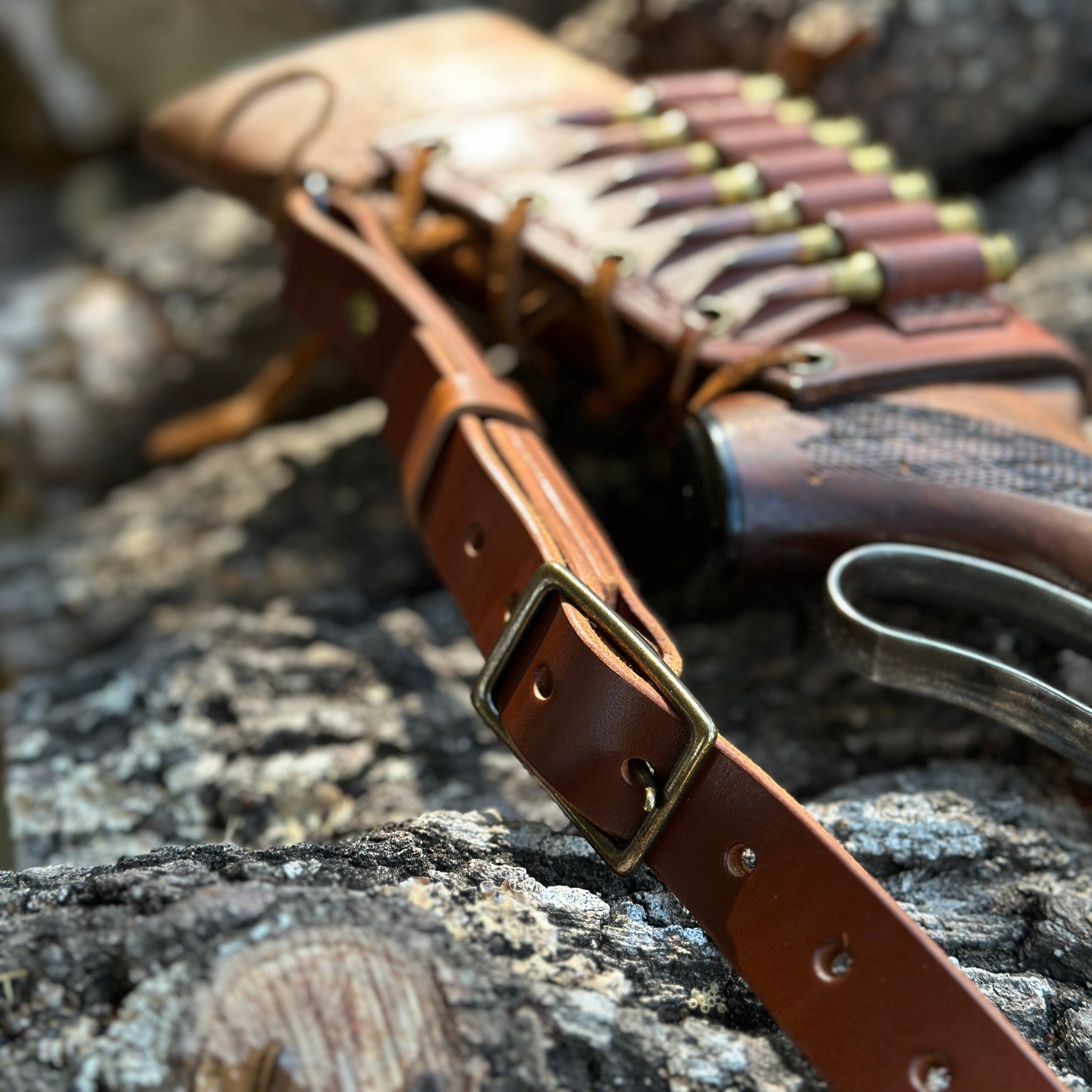 Adjustable Leather Rifle Sling | Durable Hunting Gear – Badger Claw ...