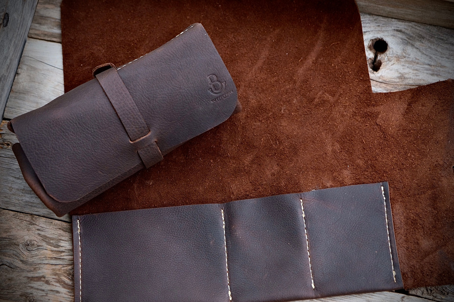 Premium Leather Pipe / Tobacco Roll