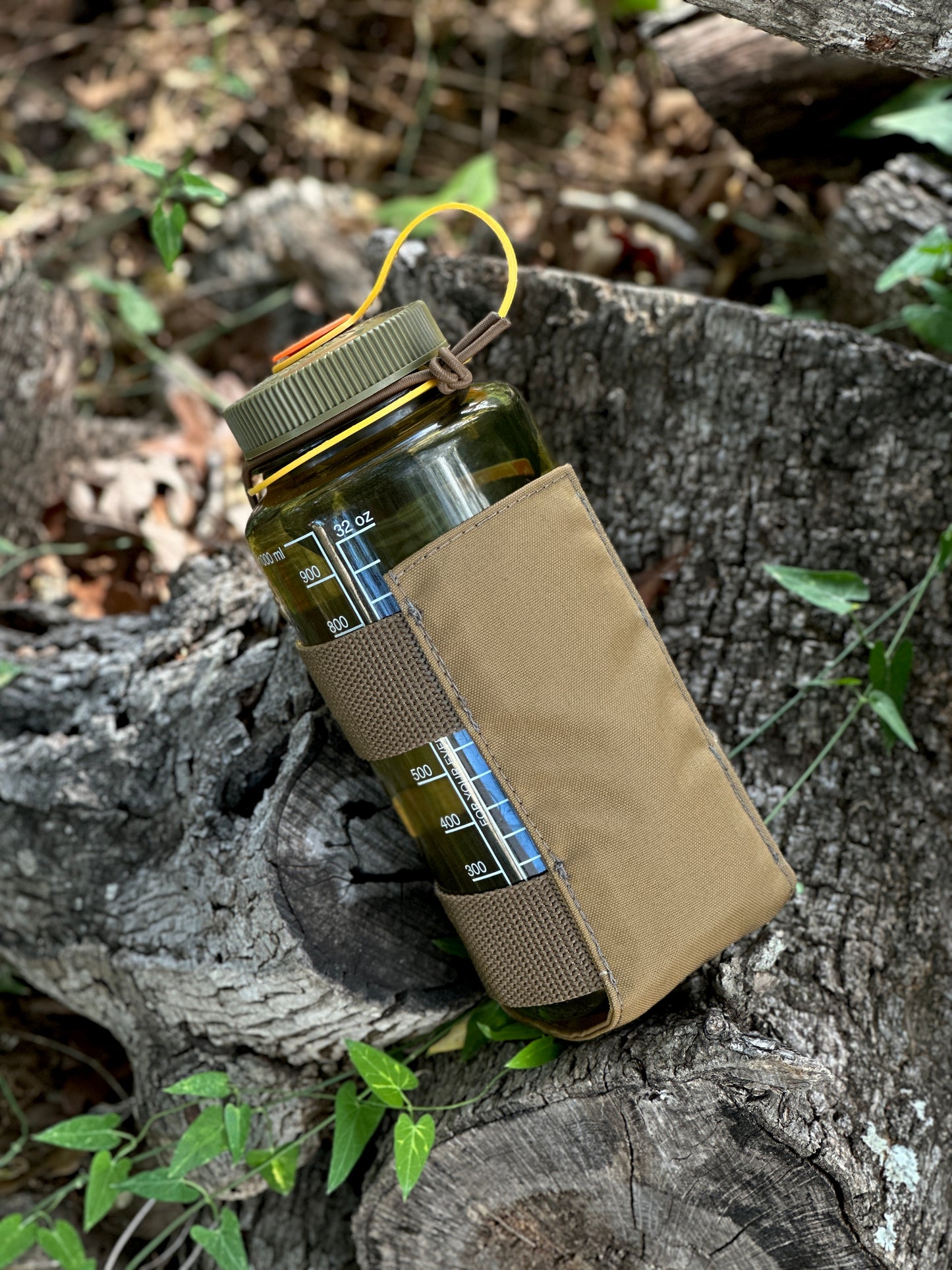 Durable Leather Water Bottle Carrier