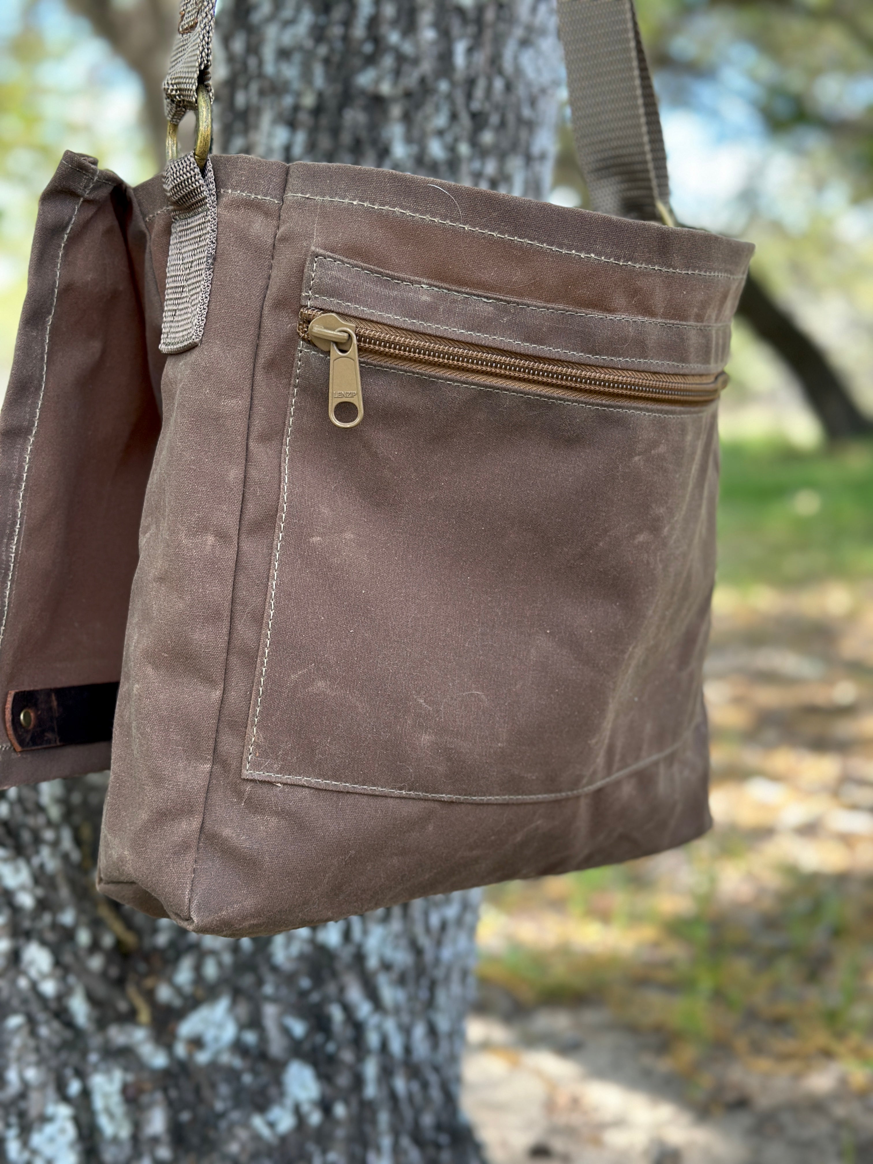 Haversack | Rugged Canvas Shoulder & Carry Bag – Badger Claw