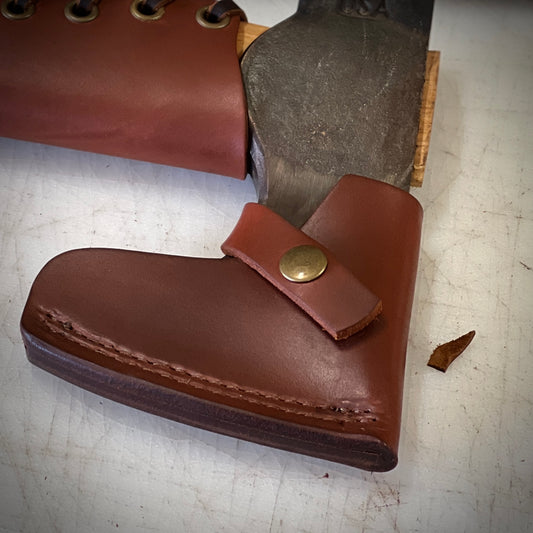 Leather Cover for Axe & Hatchet Blades